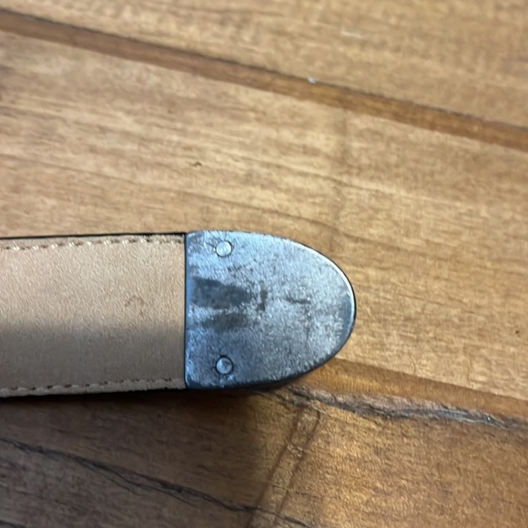 Brighton belts, horse head buckle, size Small (28), black faux wove croc - Picture 6 of 7